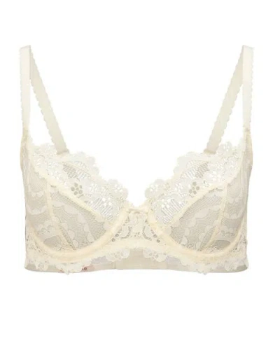 Adore Me Farrah Unlined Full Coverage Bra In White