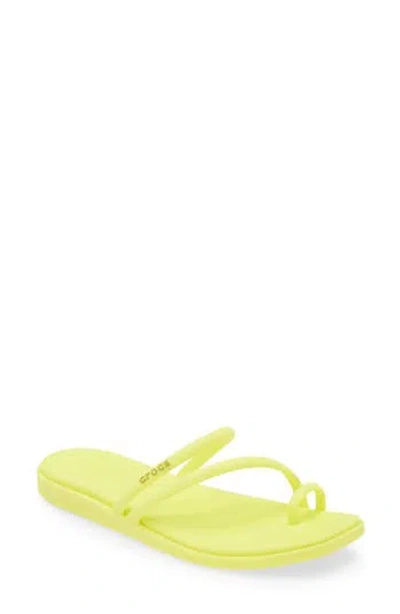 Crocs Miami Toe Loop Sandal In Orange