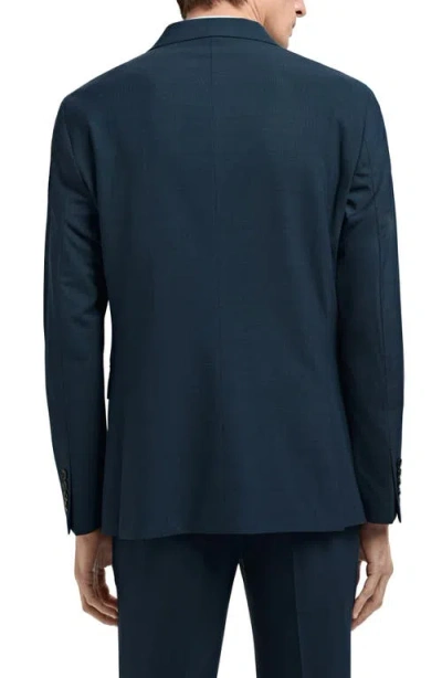 Mango Slim Fit Suit Jacket In Blue