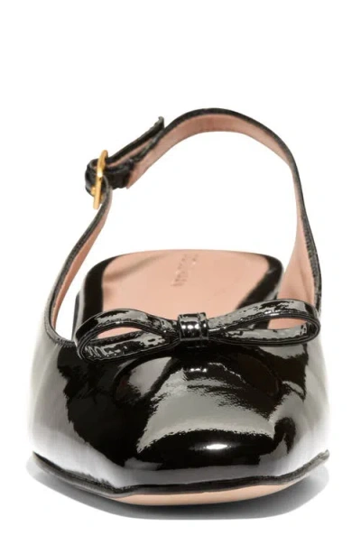 Cole Haan Patsy Bow Slingback Pump In Black