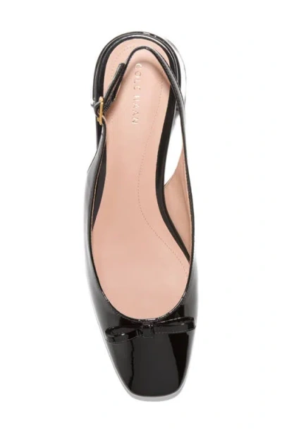 Cole Haan Patsy Bow Slingback Pump In Black