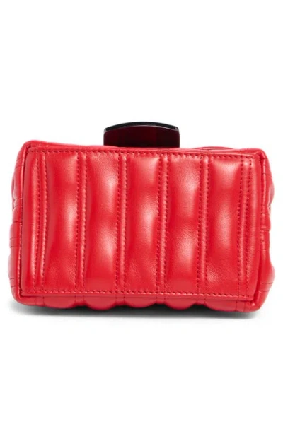 Longchamp Brio Extra Small Leather Shoulder Bag In Red