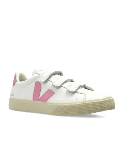 Veja Recife O.t. Leather Sneakers In White