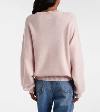 Khaite Womens Dusty Rose Margaux Boxy-fit Cashmere Jumper In Pink