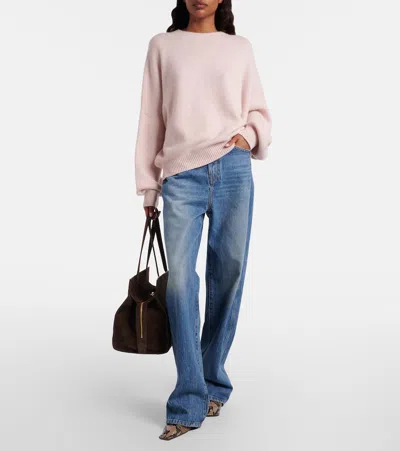 Khaite Womens Dusty Rose Margaux Boxy-fit Cashmere Jumper In Pink
