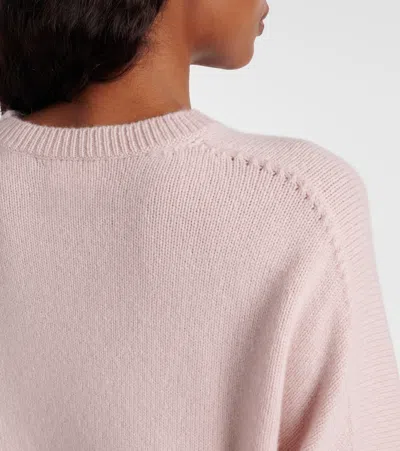 Khaite Womens Dusty Rose Margaux Boxy-fit Cashmere Jumper In Pink