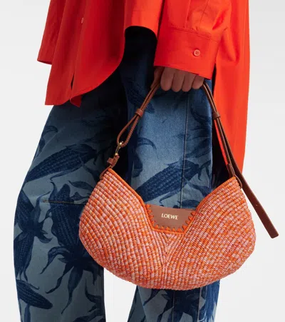Loewe Medium Swing Shoulder Bag In Orange