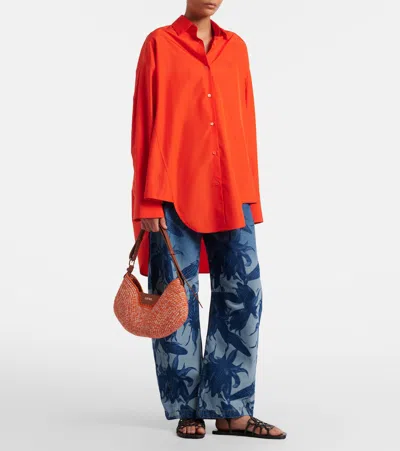 Loewe Medium Swing Shoulder Bag In Orange