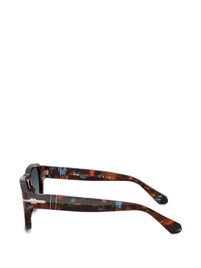 Persol Rectangle-frame Sunglasses In Brown