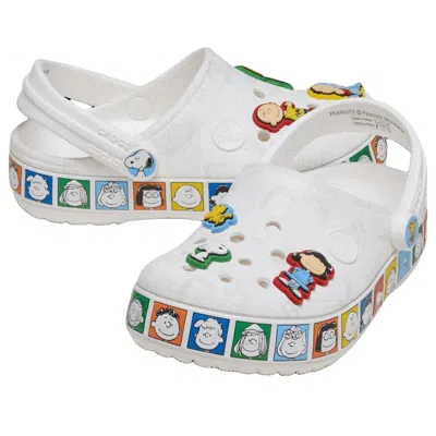 Crocs X Peanuts Crocband Clogs-multi In White