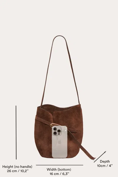 Liffner Belted Bucket Bag Rust In Red