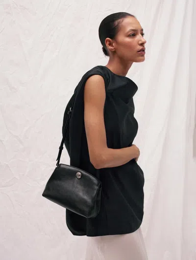 Liffner Pushlock Pouch Mini Black In Black