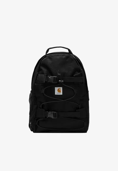 Carhartt Wip Kickflip Backpack Recycled Polyester Canvas In Black