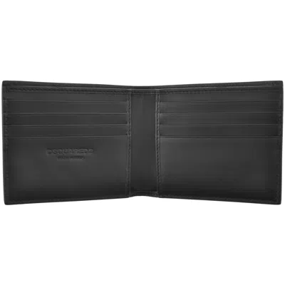 Dsquared2 Maple Trifold Wallet Black In Black