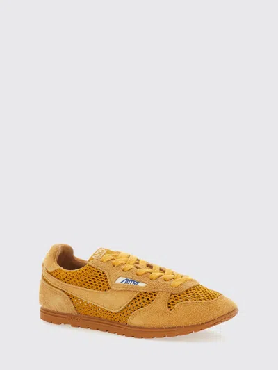 Autry Windspin Mesh Low-top Sneakers In Brown