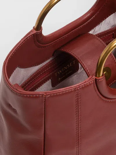 Twinset Leather Bag In Pattern