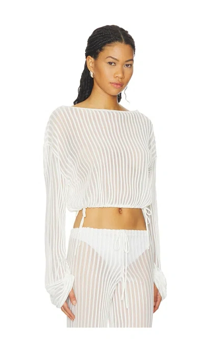 Solid & Striped The Athena Top In White