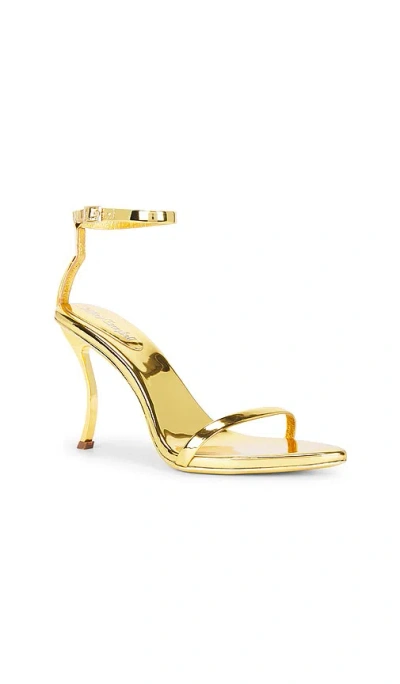 Jeffrey Campbell Obsession Ankle Strap Sandal In Gold