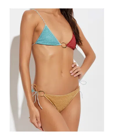 Oseree Tie-side Bikini In Multi