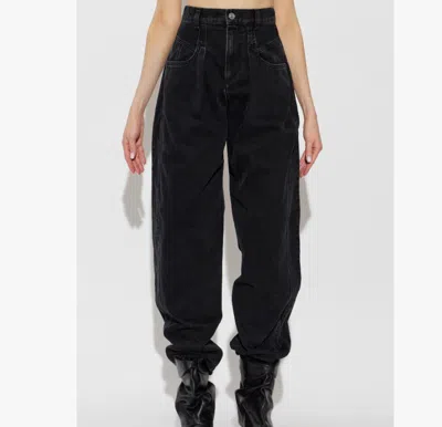 Isabel Marant Belt Loop Jeans In Black