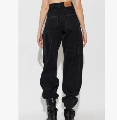 Isabel Marant Belt Loop Jeans In Black