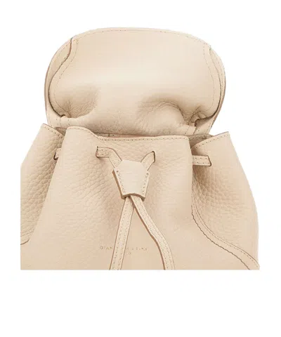 Gianni Chiarini Violette Hammered-leather Backpack In Pink