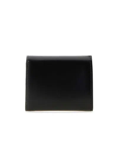 A.p.c. Envelope Leather Wallet In Black