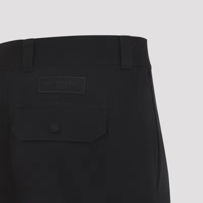 Givenchy Cotton Cargo Pant With Utility Pockets In Black