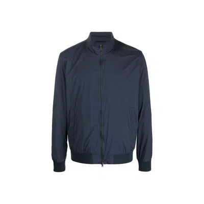 Herno Bomber Jacket In Blue