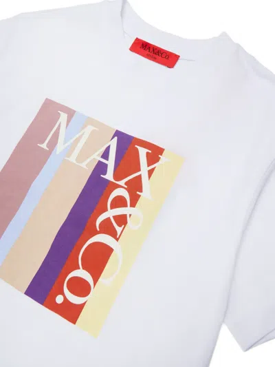 Max & Co Logo-print T-shirt In White
