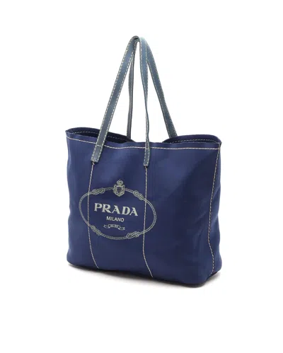 Prada Neoprene Tote Bag In Pattern