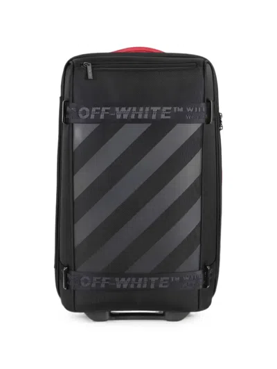 Off-white Diagonals Logo-tape Suitcase In Pattern
