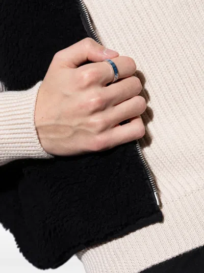 Fendi Logo-pattern Ring In Multi