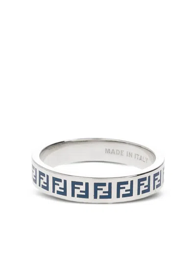 Fendi Logo-pattern Ring In Multi