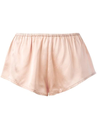 Shop Asceno Sleep Shorts - Pink