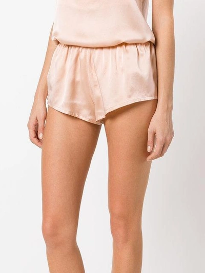 Shop Asceno Sleep Shorts - Pink