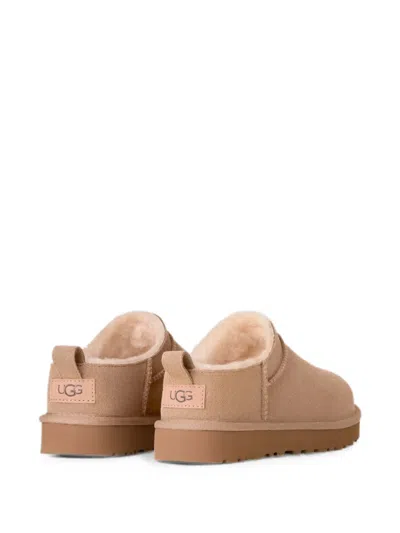 Ugg Micro Logo-patch Slip-on Boots In Neutral