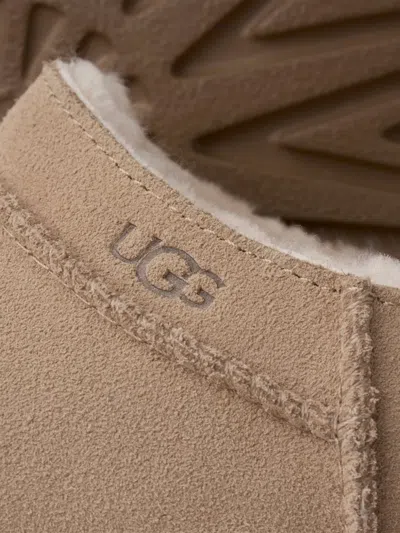 Ugg Micro Logo-patch Slip-on Boots In Neutral