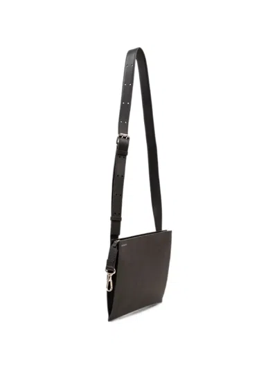 Givenchy Rectangular Shoulder Bag Textured Surface Strap In Black