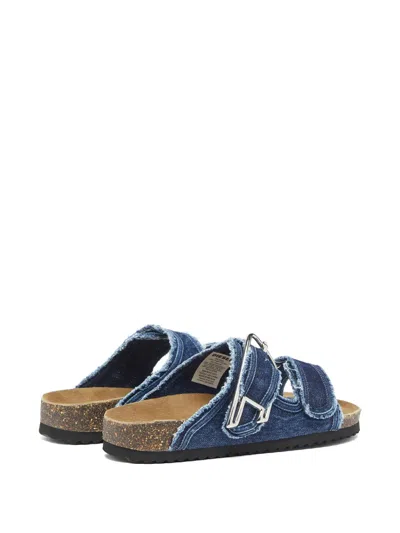 Diesel Raw-cut D-buckle Sandals In Multi