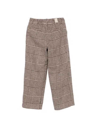 Eleventy Check-pattern Trousers In Multi