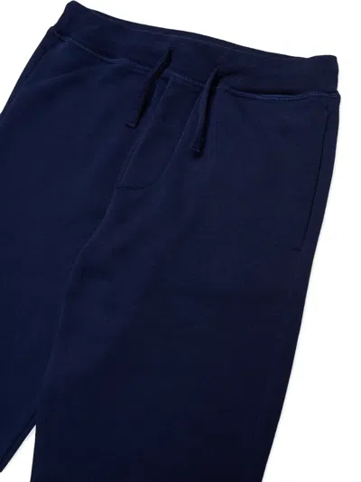 Dsquared2 Logo-print Drawstring Track Pants In Blue