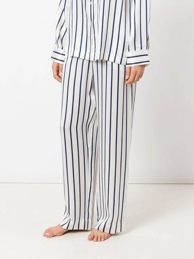 Shop Asceno Modern Pyjama Trousers - White