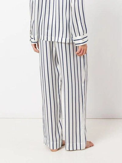 Shop Asceno Modern Pyjama Trousers - White
