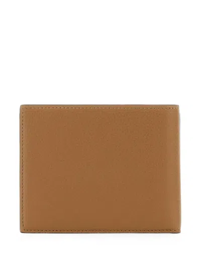 Fendi Lui Leather Wallet In Brown