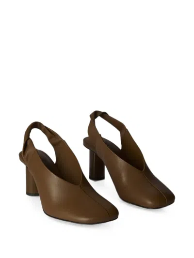 Jvam Slingback Square-toe Pumps In Multi
