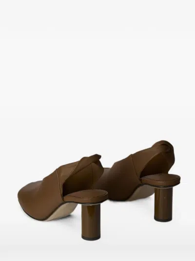 Jvam Slingback Square-toe Pumps In Multi