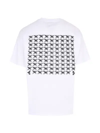Exit Society Logo-print Cotton T-shirt In White