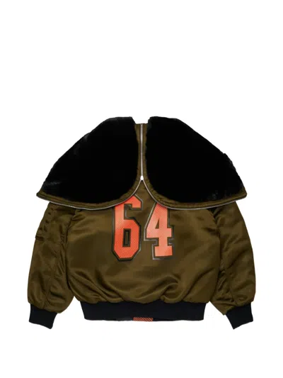 Dsquared2 Textured-collar Jacket In Multi