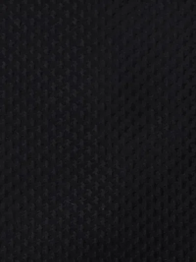 Tom Ford Houndstooth Silk Tie In Black